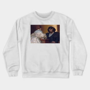 Golden Hours by Frederic Leighton Crewneck Sweatshirt